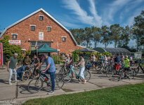 Officiele startmoment van de Poolse fietsroute in Oost Zeeuws-Vlaanderen